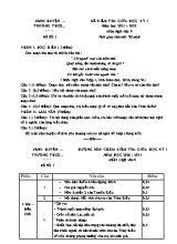 Đề kiểm tra giữa học kỳ 1 môn Ngữ văn 9 - Năm học 2021-2022
